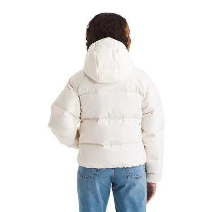 GIRLS' NORTH DOWN HOODED | QLI-WHITE