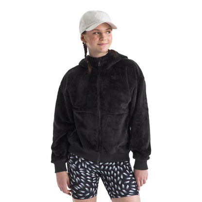 The North Face Kids Osito Full Zip Ho Midlayer in Black Color