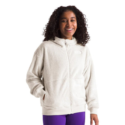 The North Face Kids Osito Full Zip Ho Skiing & Snowboarding Jackets in White Color