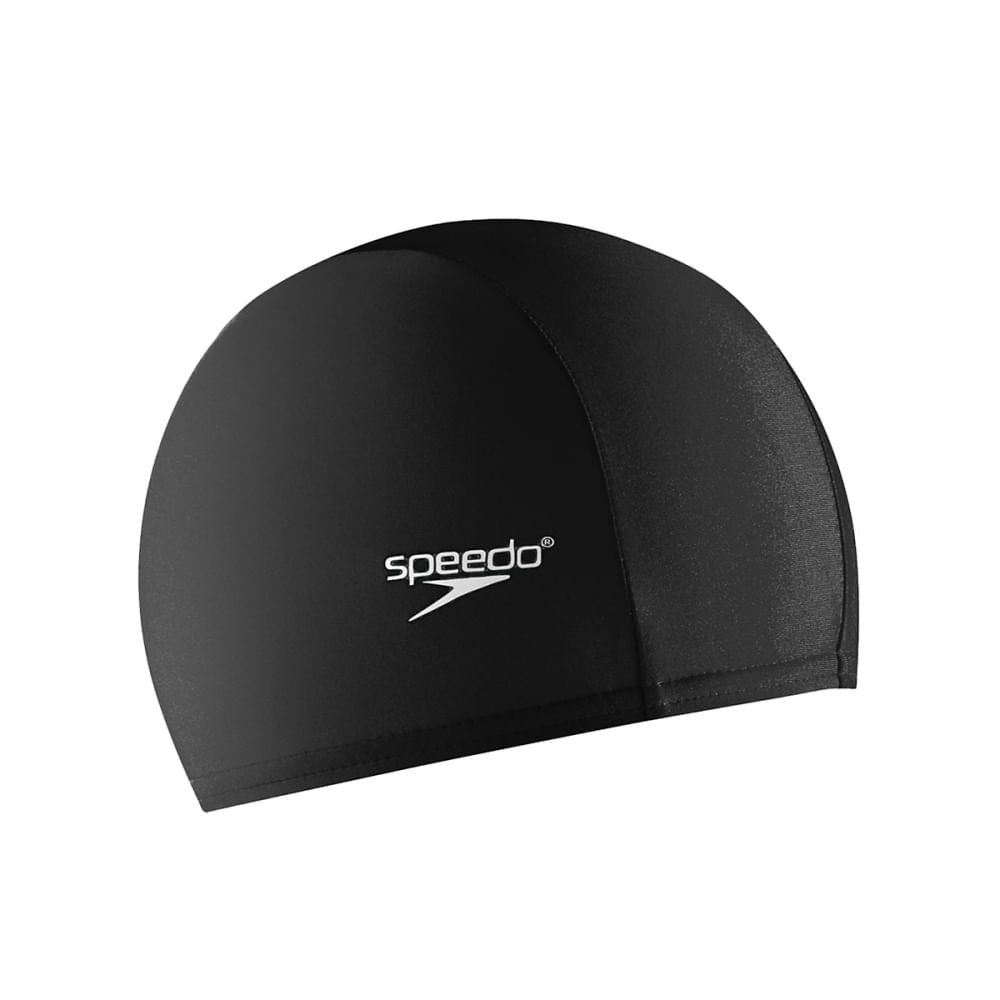 Speedo Unisex Fabric Comfort Cap Swimming Caps in Black Color