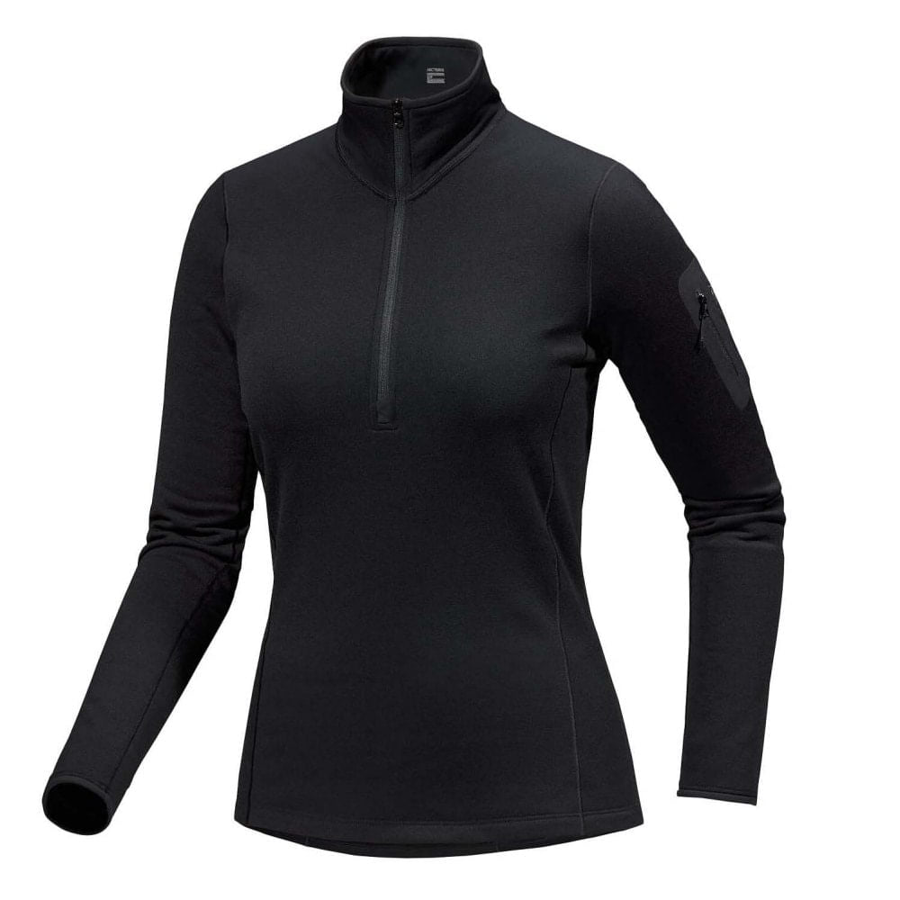 KYANITE BASELAYER ZIP NE | BLACK