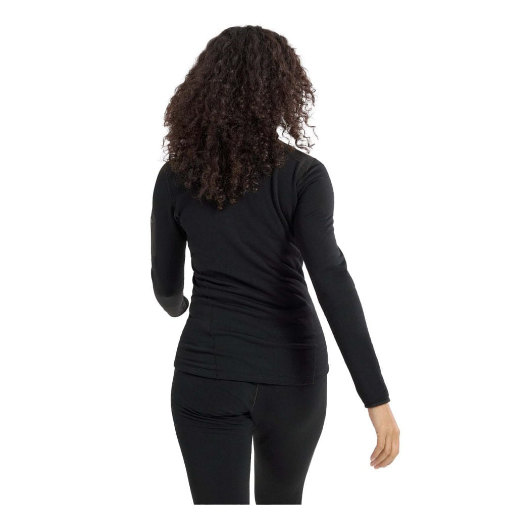 KYANITE BASELAYER ZIP NE | BLACK