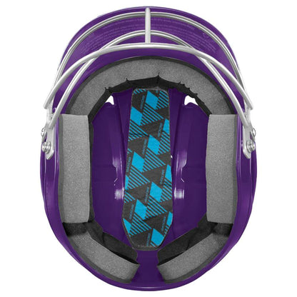 Easton Womens Alpha fastpitch helmet W/Mask Baseball & Softball Helmets in Purple Color