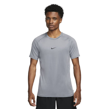 Nike Mens Pro Df short sleeve Tops in Grey Color