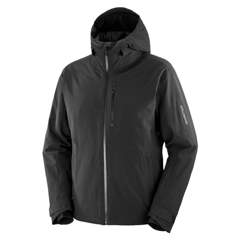 Salomon Mens Highland Jacket M Skiing & Snowboarding Jackets in Black Color