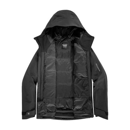 Salomon Mens Highland Jacket M Skiing & Snowboarding Jackets in Black Color