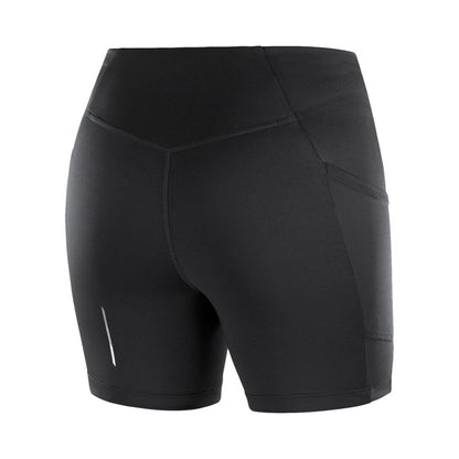 Salomon Womens Cross Run Short Tights W Shorts in Black Color