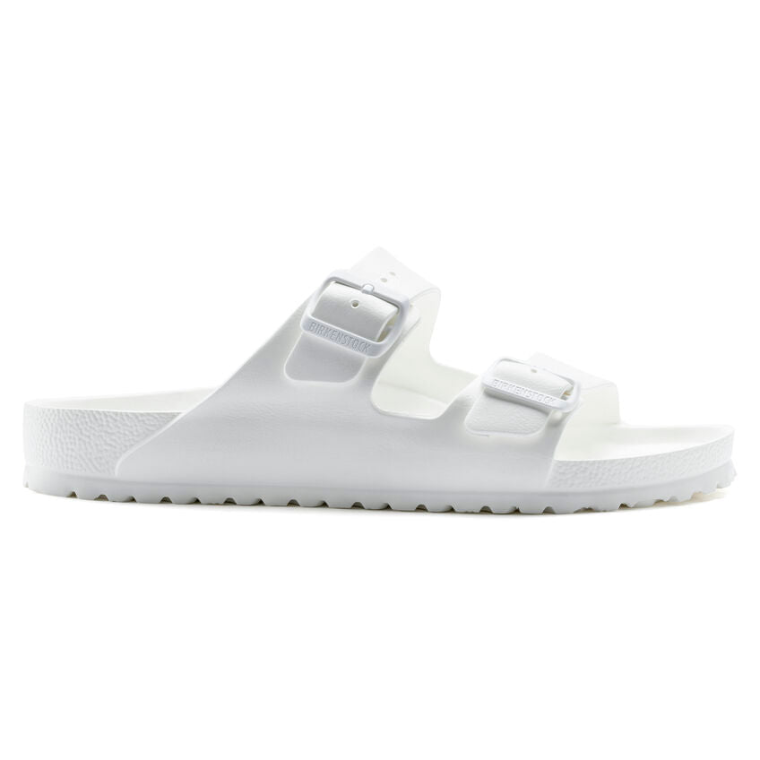 Birkenstock Womens L Arizona Eva Sandal Flip-Flops in White Color