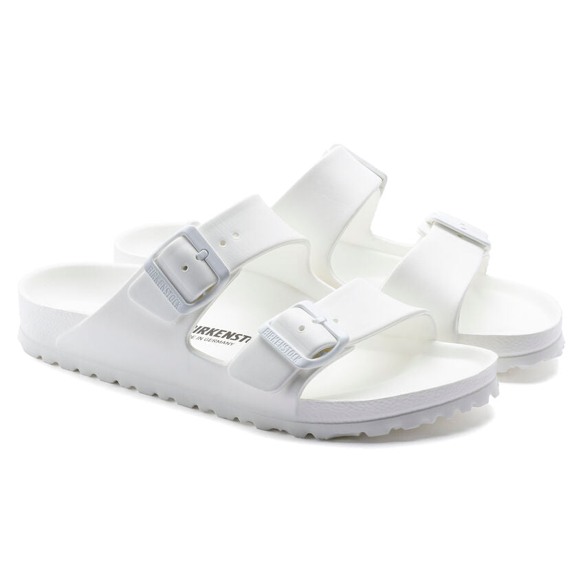 Birkenstock Womens L Arizona Eva Sandal Flip-Flops in White Color
