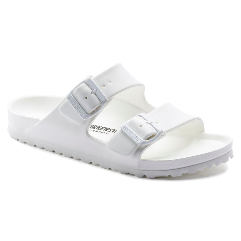 Birkenstock Womens L Arizona Eva Sandal Flip-Flops in White Color