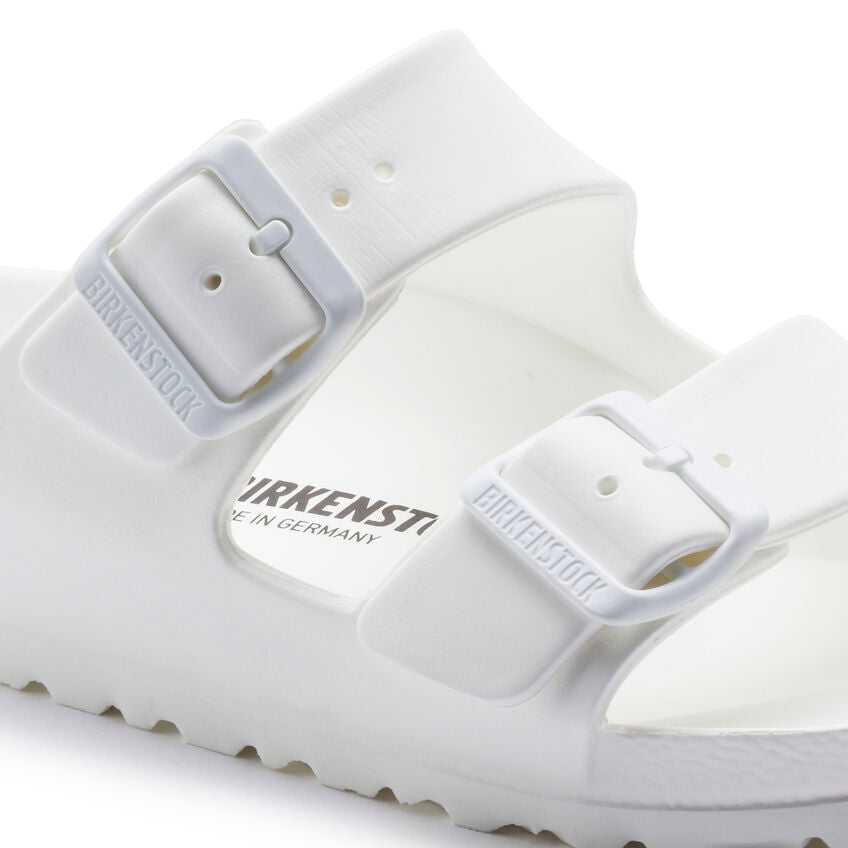 Birkenstock Womens L Arizona Eva Sandal Flip-Flops in White Color
