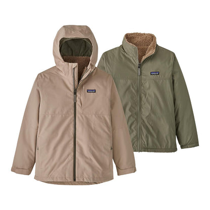 Patagonia Kidss' 4-In-1 Everyday Jk Skiing & Snowboarding Jackets in Brown Color