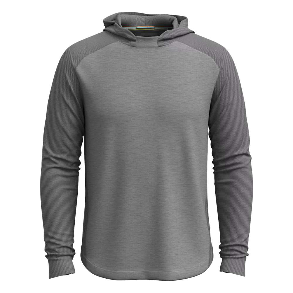 Smartwool Mens Active Mesh Hoodie Running Jackets in Grey Color