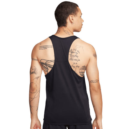 Nike Mens Fast Singlet Tops in Black Color
