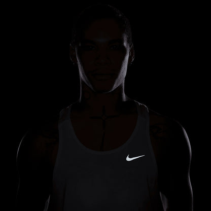 Nike Mens Fast Singlet Tops in White Color