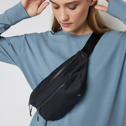 Vuori Unisex Vuori Sling Bags in Black Color