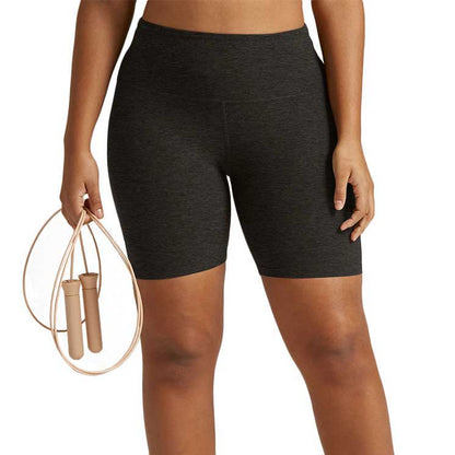 Beyond Yoga Womens Sd Keep Pace Biker Short in Black Color