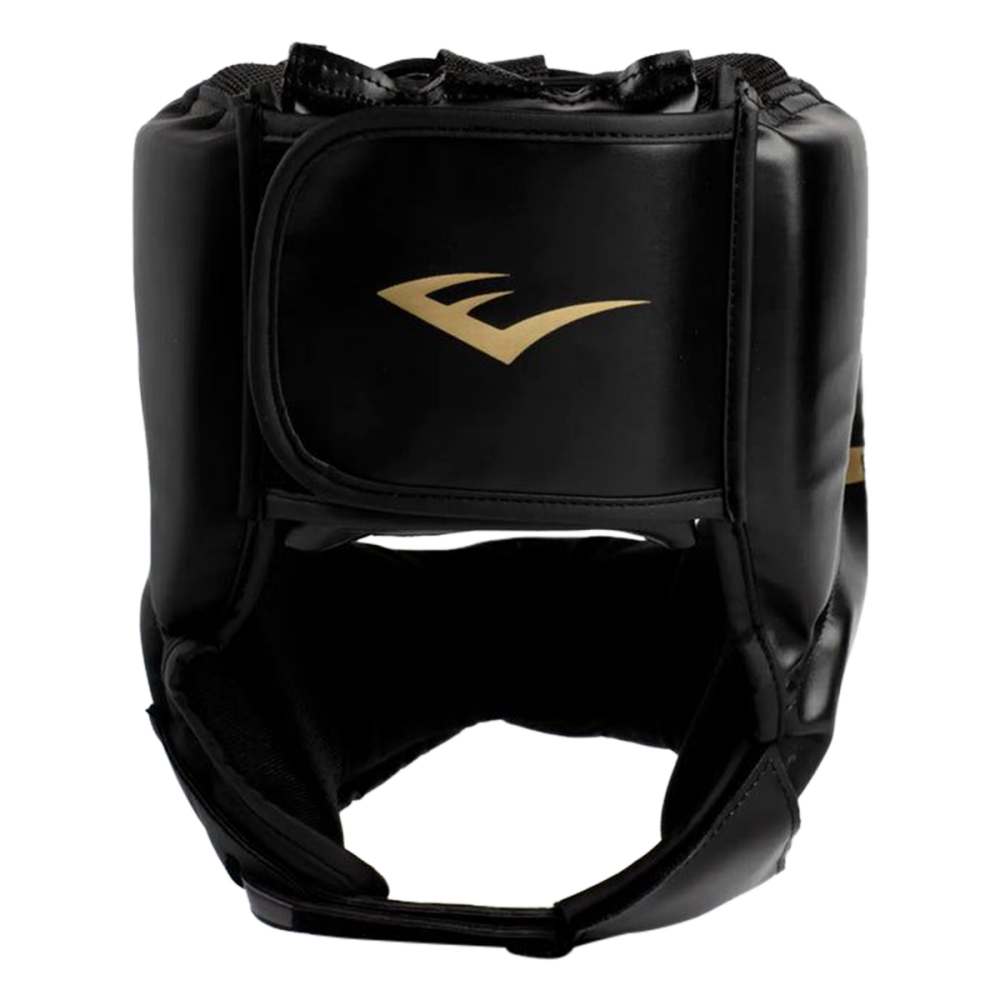 Everlast Elite 2 Headgear Fitness Equipment in Black Color