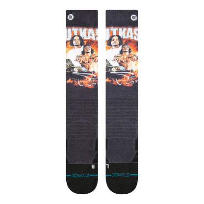 Stance Unisex Stankonia Mid Poly Snow Socks in Multi Color
