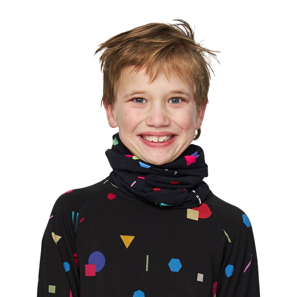 KIDS CONFETTI NECK GAITE | BLACK