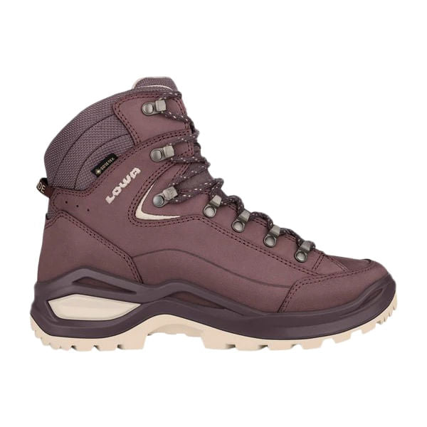 Lowa Womens Renegade Evo GORE-Tex Mid Boots in Red Color