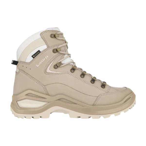 Lowa Womens Renegade Evo GORE-Tex Mid Boots in White Color