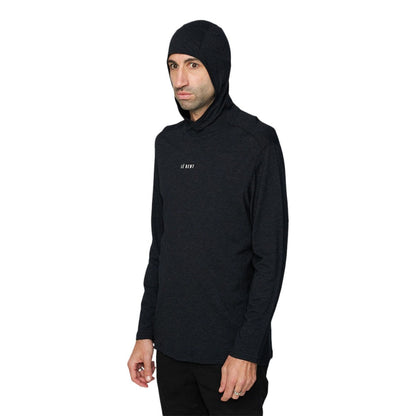 Le Bent Mens Feathertop Ultralight Pullover in Black Color