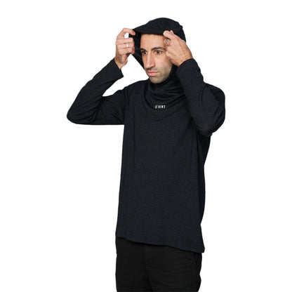 Le Bent Mens Feathertop Ultralight Pullover in Black Color