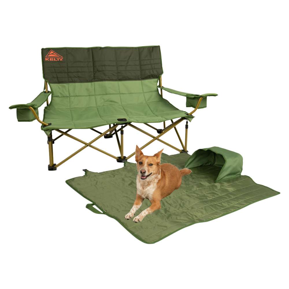 Kelty Unisex Low-Loveseat Nest Chairs in Green Color