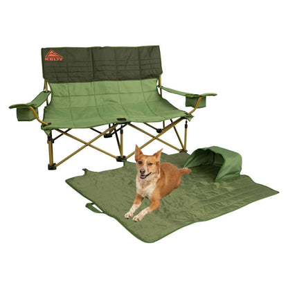 Kelty Unisex Low-Loveseat Nest Chairs in Green Color