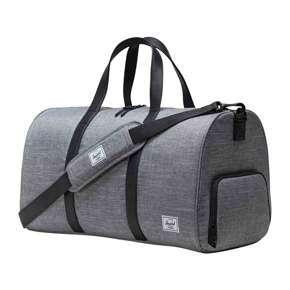 Herschel Unisex Novel Duffle Bags in Black Color
