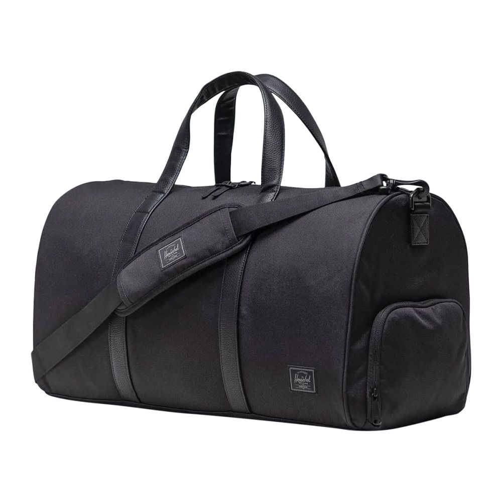 Herschel Unisex Novel Duffle Bags in Black Color
