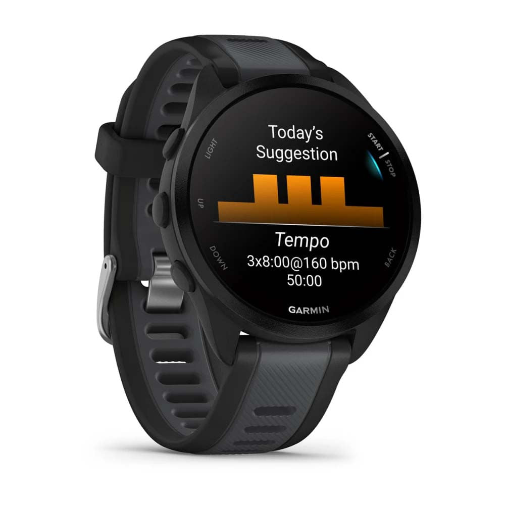 FORERUNNER 165 MUSIC | BLK/STLGRY