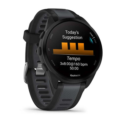 FORERUNNER 165 MUSIC | BLK/STLGRY