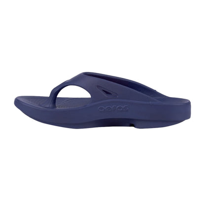 Oofos Unisex Oofos Thong Sandals Footwear Accessories in Blue Color