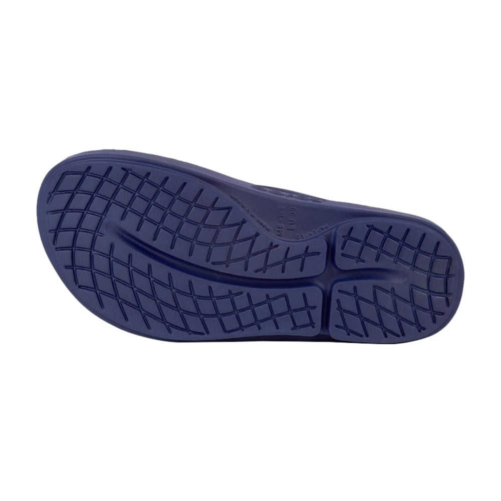 Oofos Unisex Oofos Thong Sandals Footwear Accessories in Blue Color