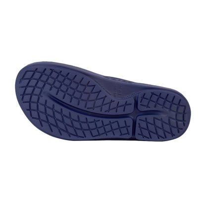 Oofos Unisex Oofos Thong Sandals Footwear Accessories in Blue Color