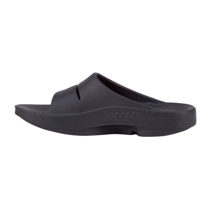 Oofos Unisex Oofos Slide Sandals Footwear Accessories in Black Color