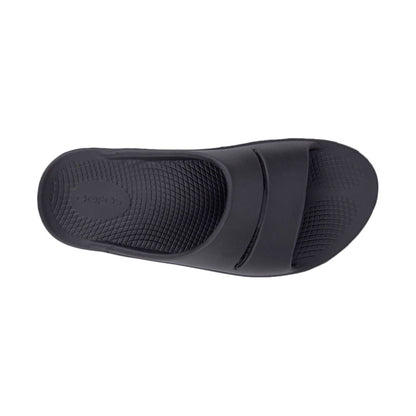Oofos Unisex Oofos Slide Sandals Footwear Accessories in Black Color
