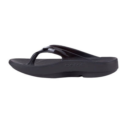 Oofos Unisex Oofos Oolala Sandals Footwear Accessories in Black Color