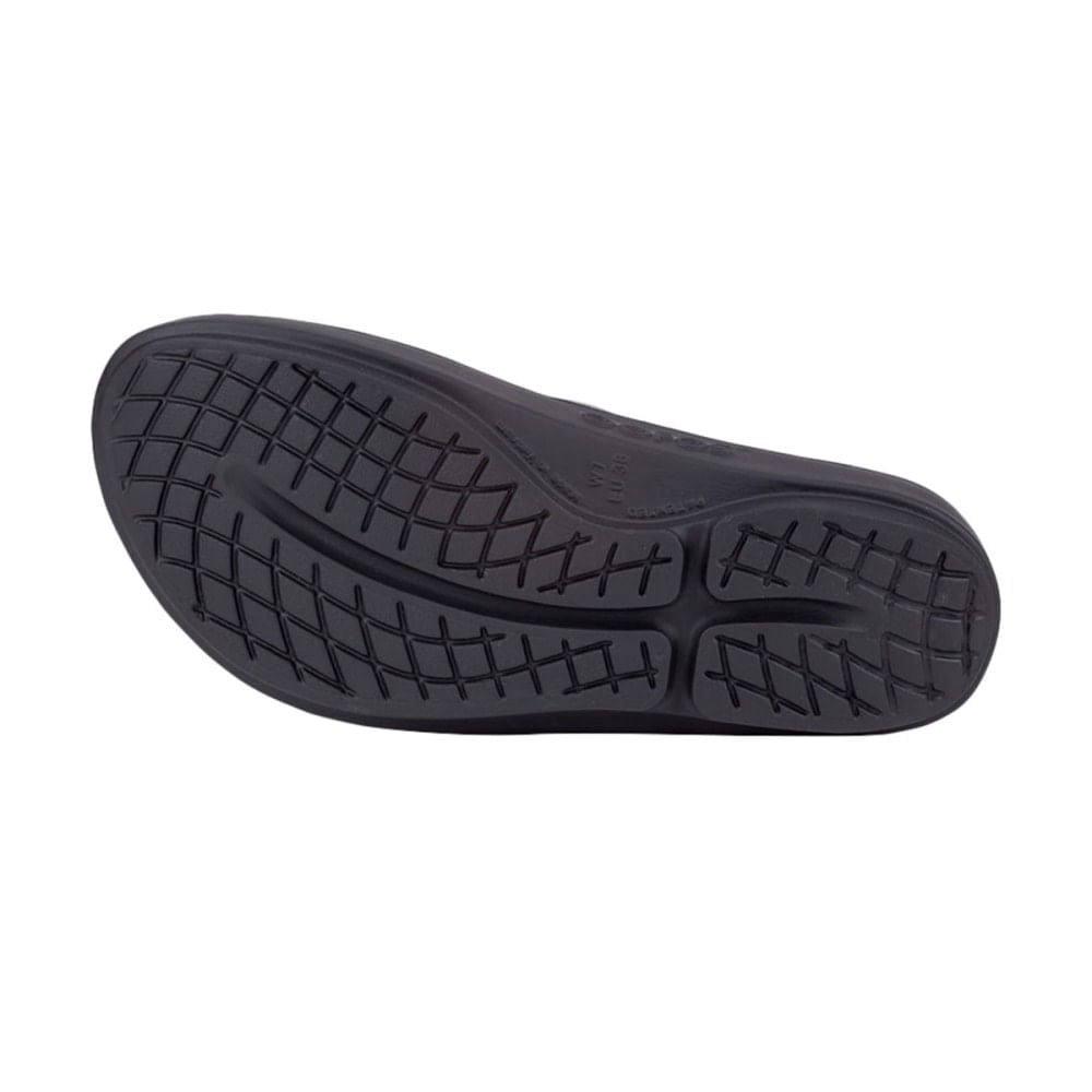 Oofos Unisex Oofos Oolala Sandals Footwear Accessories in Black Color