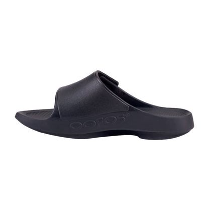 Oofos Unisex Oofos Sport Flex Slide Footwear Accessories in Black Color