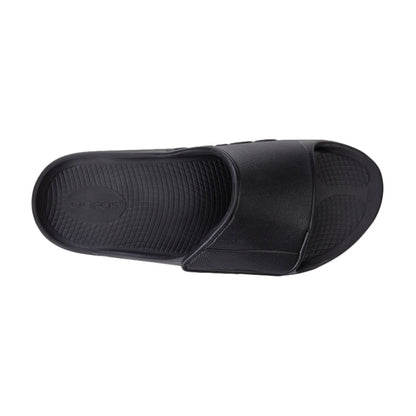 Oofos Unisex Oofos Sport Flex Slide Footwear Accessories in Black Color