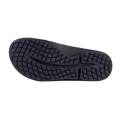 Oofos Unisex Oofos Sport Flex Slide Footwear Accessories in Black Color