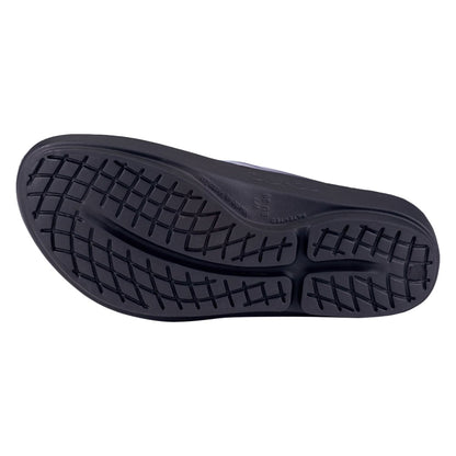 OOFOS OOLALA LUXE SANDAL | BLK/ATLANT