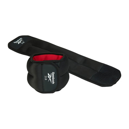 Reebok Wrist/Ankle 1Lbs Fitness Weights in Black Color