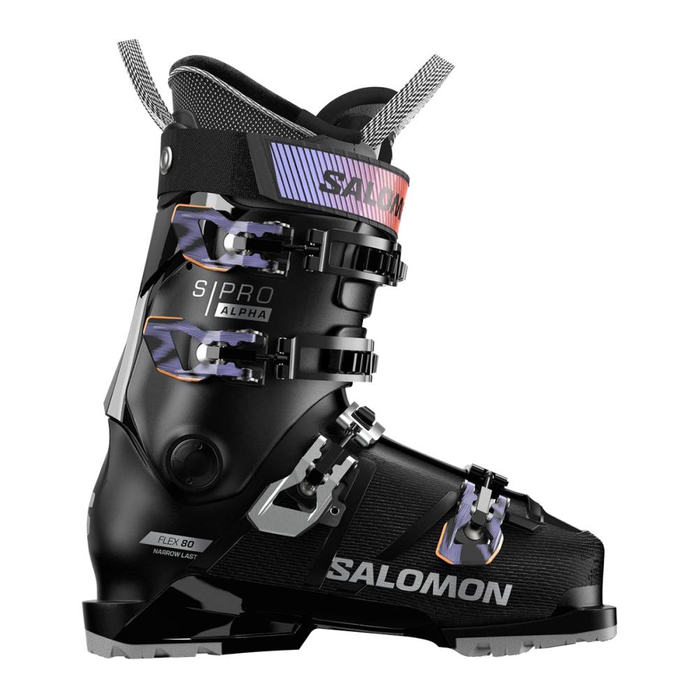 Salomon Womens S/Pro Alpha 80 W GW Bl Ski Boots in Black Color