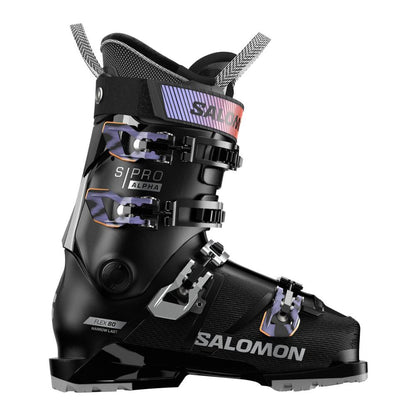 Salomon Womens S/Pro Alpha 80 W GW Bl Ski Boots in Black Color