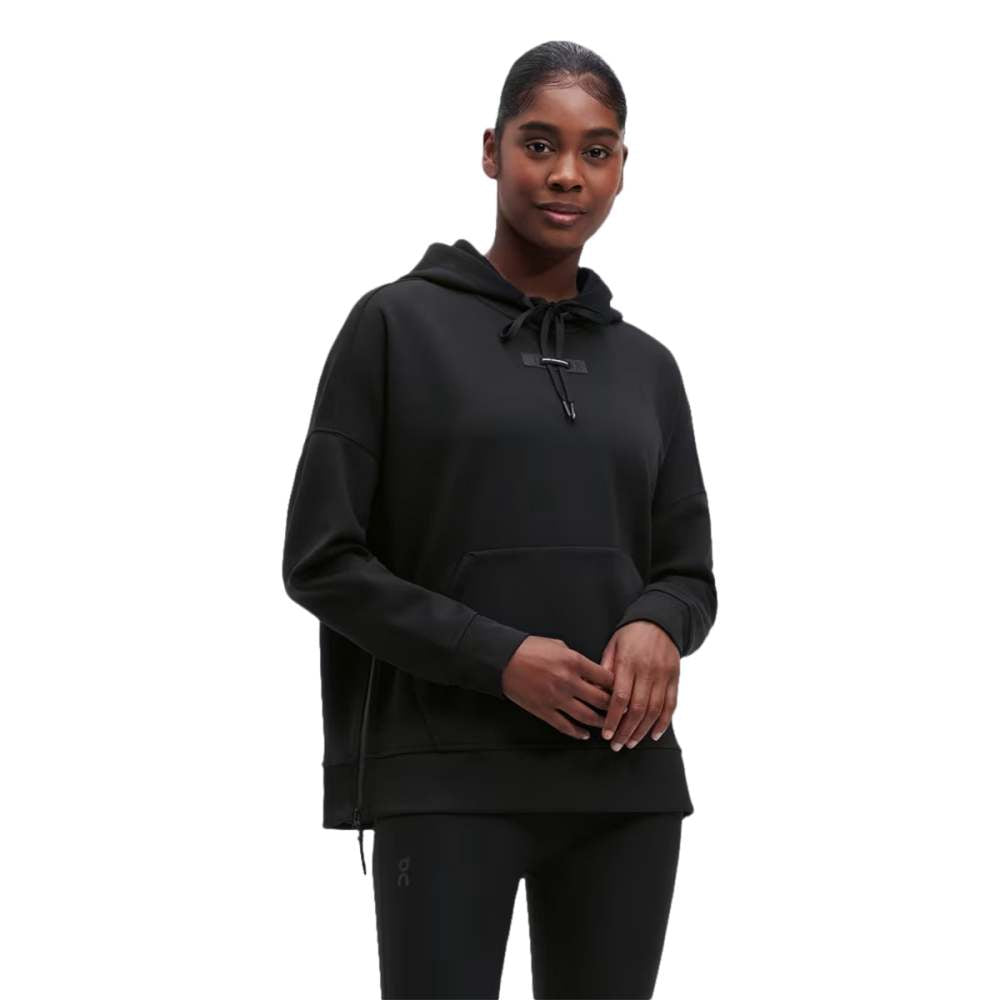 W HOODIE | 0553 BLACK