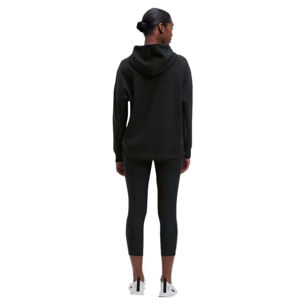 W HOODIE | 0553 BLACK